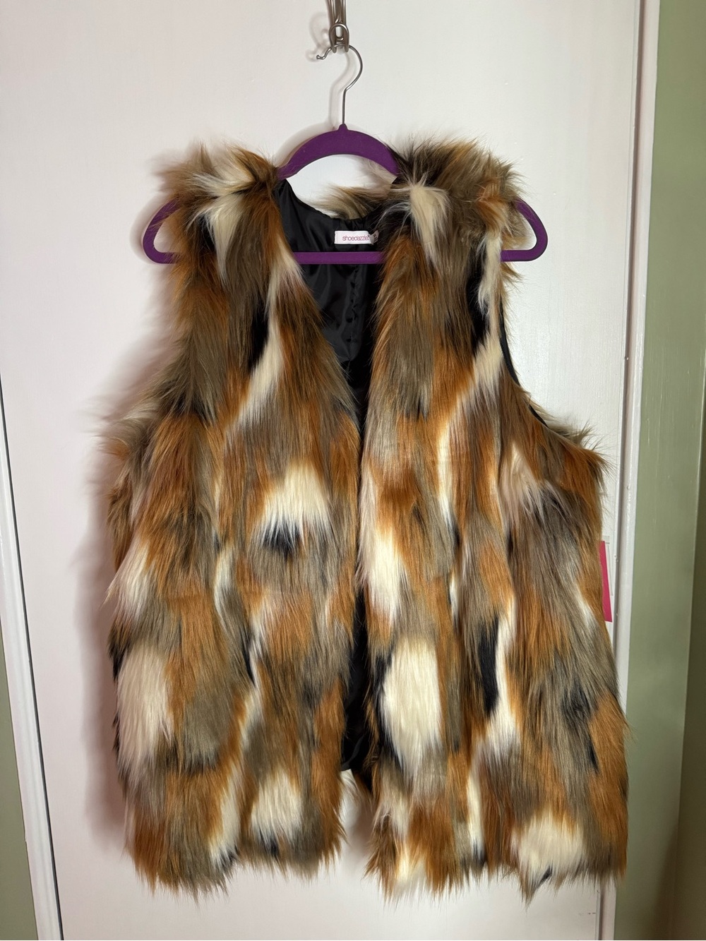 Faux Fur Multi-Color Vest